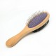 double-sided wooden handle durable grooming pet comb brush