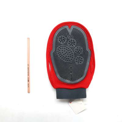 Customized Silicone Pet Cleaning and 9.5" Pet Grooming Glove