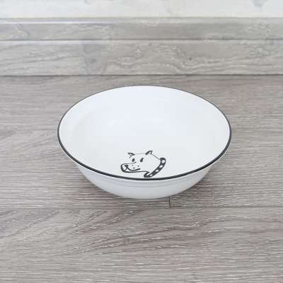 Whole Sale Pet Feeding Bowl Two Sizes Ceramic Pet Bowl