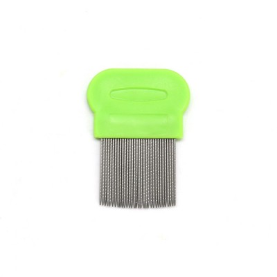 Pet Cleaning Grooming Stainless Flea Comb 3.12" For All Breeds Dogs Cats